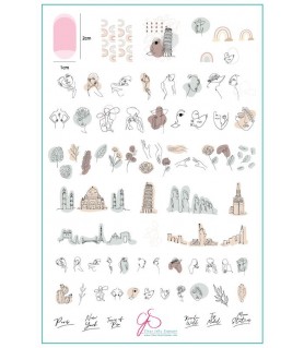 Stor stämpelplatta, Mod...