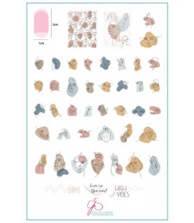 Stor stämpelplatta, Mod...