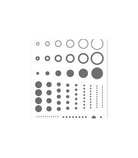 Stor stämpelplatta, Circles