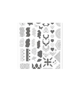 Stor stämpelplatta, Frill...