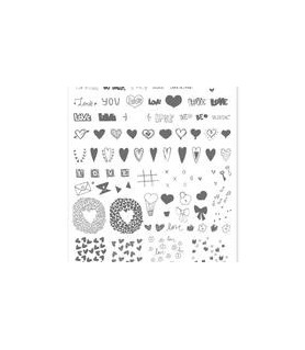 Stor stämpelplatta, Love notes