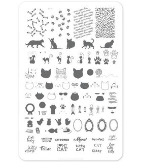 Stor stämpelplatta, Here...