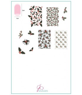 Stor stämpelplatta, Holly...